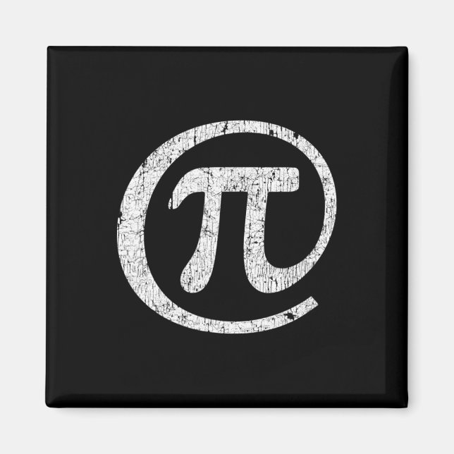 At Pi Symbol @ Math Geek Pi Day  Magnet (Front)