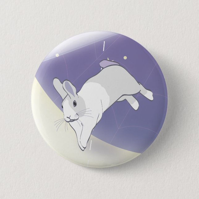 AT PLAY IN THE COSMOS 2 INCH ROUND BUTTON (Front)