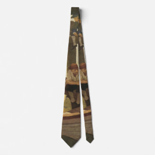 At Queen's Ferry by NC Wyeth, Vintage Pirates Tie