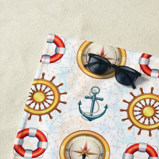 At Sea Beach Towel (In Situ)