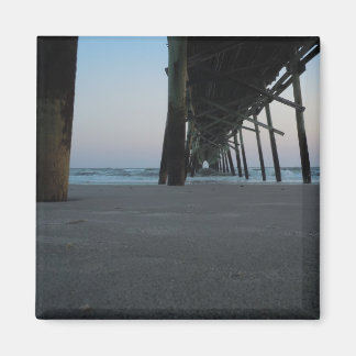 At Sea Level - Oak Island, NC Magnet