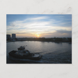At Sea Postcard