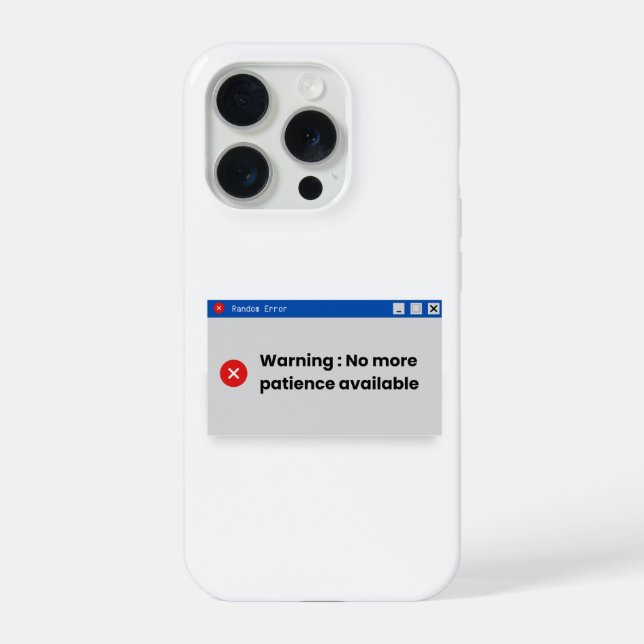 At some point, the system just stops responding. N iPhone Case (Back)