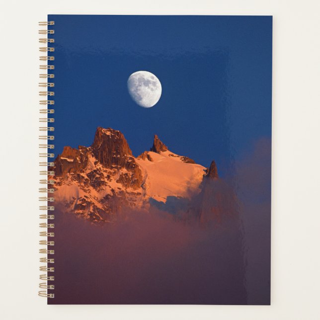 At Sunrise | Aiguille du Plan Chamonix, France Planner (Front)