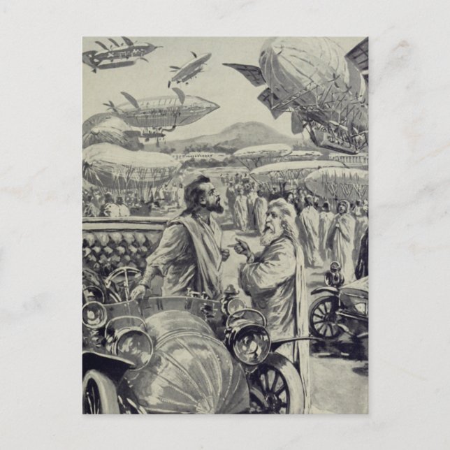 "At the Air Show"  Postcard (Front)