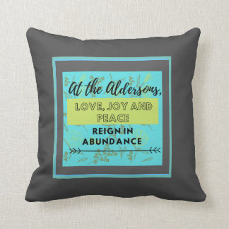 At the Aldersons Throw Pillow