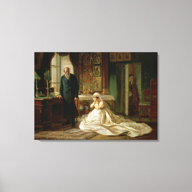 At the Altar, 1870s Canvas Print (Front)