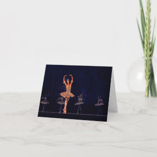 At the Ballet Blank  Card
