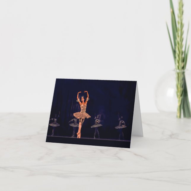 At the Ballet Blank  Card (Front)