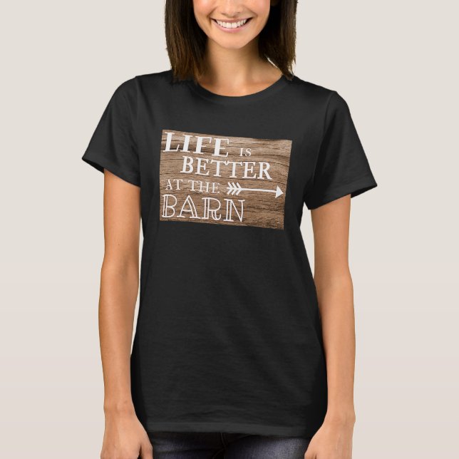 at the barn T-Shirt (Front)