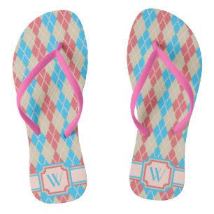 At the Beach Argyle Flip Flops