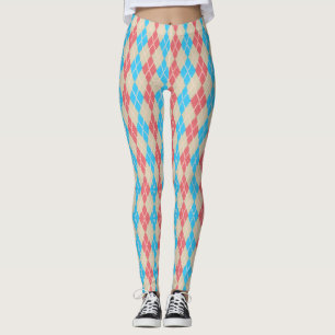 At the Beach Argyle Leggings