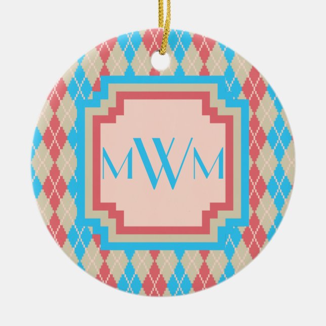 At the Beach Argyle Ornament (Front)