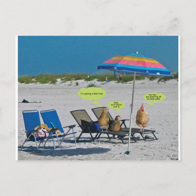 At the Beach Postcard (Front)