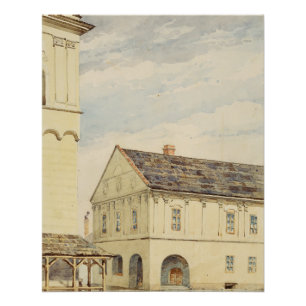 At the bell tower in Spisska Sobota Poster