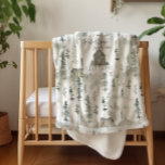 At the Cabin | Family Name Wilderness Blanket<br><div class="desc">These blankets are so super soft and warm!! They can be personalized with any name. These make perfect gifts for Christmas for mom, dad, a teacher, friend, teenager, or a child. Because you can never have too many, personalized blankets for every room and occasion. Makes a perfect gift for newlyweds....</div>