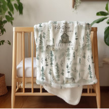 At the Cabin | Family Name Wilderness Blanket