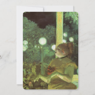At the Cafe Concert by Degas Degas, Karaoke Party Invitation