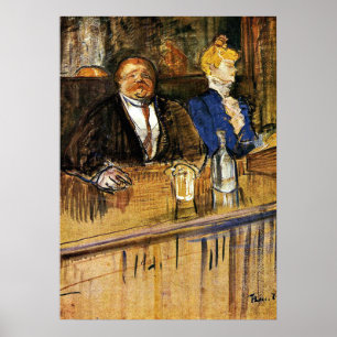 At the Cafe, the Customer and the Anemic Cashier Poster