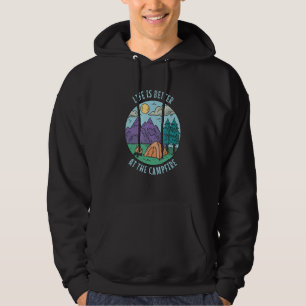 At The Campfire Camping Camper Hoodie
