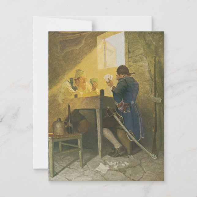 At the Cards in Cluny’s Cage by NC Wyeth (Front)