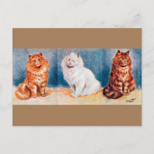 At The Cat Show, Louis Wain Postcard