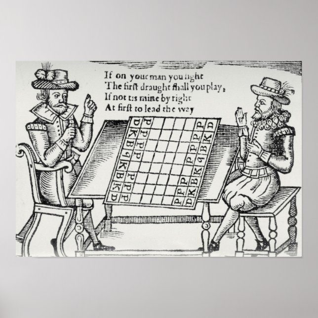 At the Chess Board Poster (Front)
