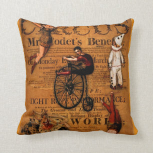 At the Circus Throw Pillow