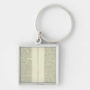 At The Death of Charles V 1551 Keychain