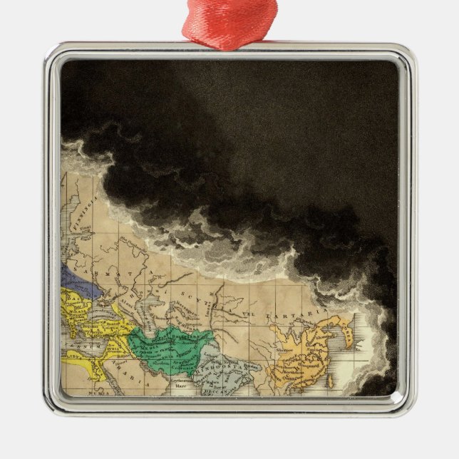 At The Death of Constantine 337 AD Metal Ornament (Front)