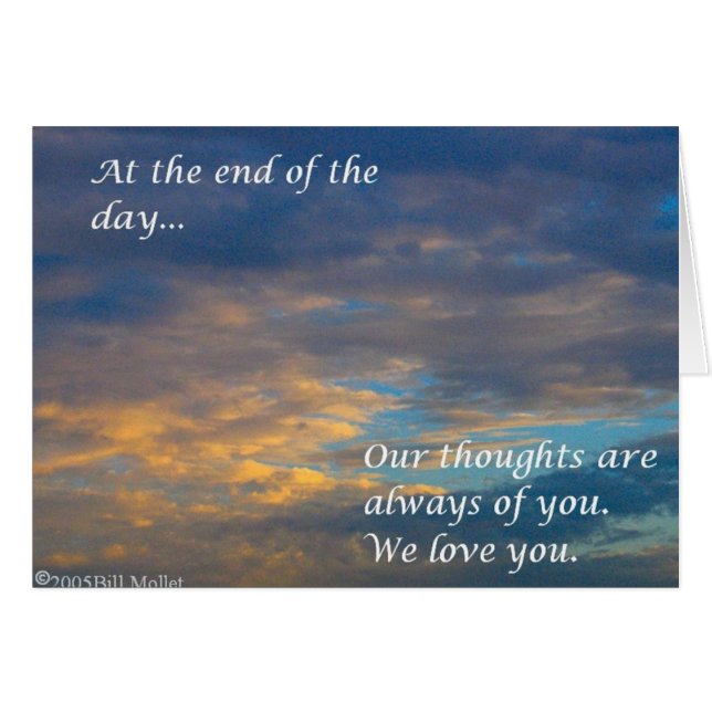 At the End of the Day  (Front Horizontal)