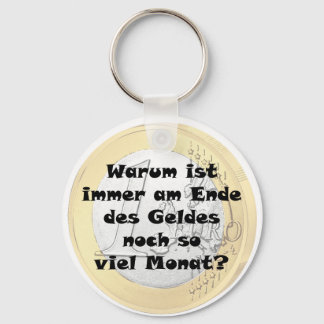 At the end of the money so much month keychain