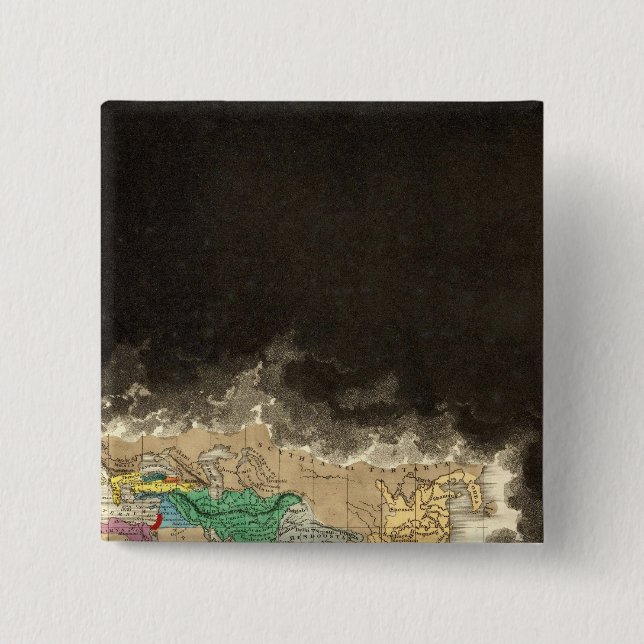 At The End of The Third Punic War 146 BC 2 Inch Square Button (Front)