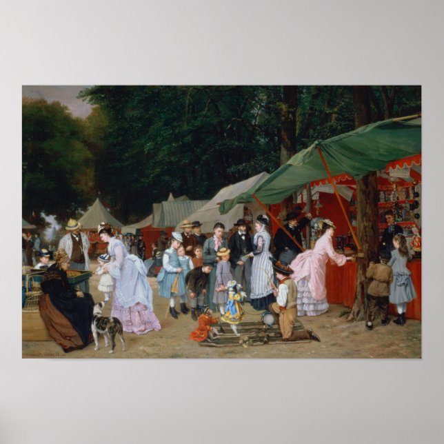 At The Fair,1877 Poster (Front)