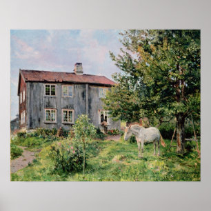 At the Farm, 1889 Poster