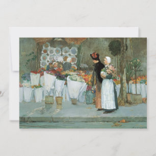 At The Florist by Childe Hassam, Vintage Fine Art