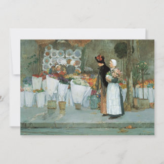 At The Florist by Childe Hassam, Vintage Fine Art