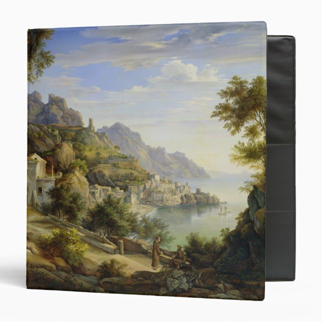 At the Gulf of Salerno, 1826 Binder (Front/Inside)