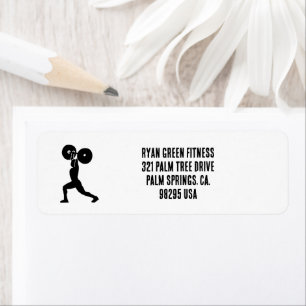 At the gym silouhette   Personal Trainer