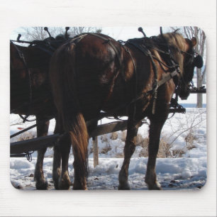 At the Hitching Post Mouse Pad