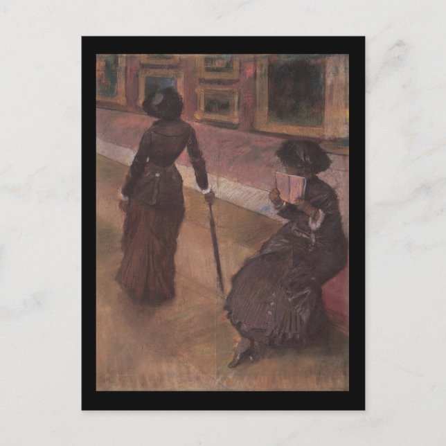 At The Louvre Postcard (Front)