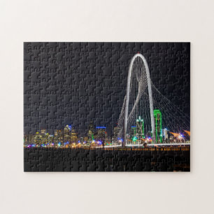 At The Margaret Hunt Hill Bridge Jigsaw Puzzle