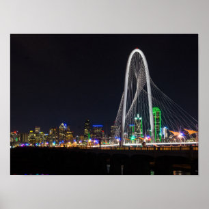 At The Margaret Hunt Hill Bridge Poster