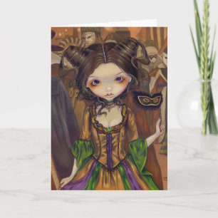 "At the Masquerade Ball" Greeting Card