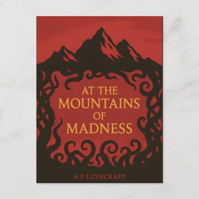 At the Mountains of Madness – A Tale from Beyond t Holiday Postcard (Front)