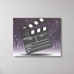 At the movies canvas print