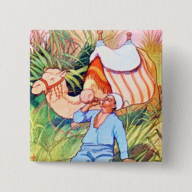 At The Oasis 2 Inch Square Button (Front)