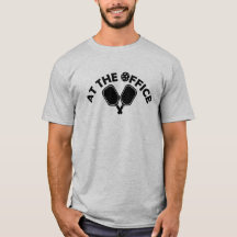 At the Office Blk T-shirt