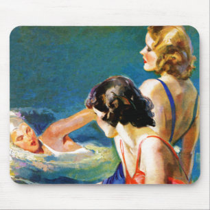 At the Pool Mouse Pad