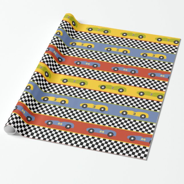 At the Races Wrapping Paper (Unrolled)
